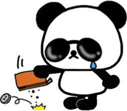 "SUNGLASSES PANDA" sticker #4476131