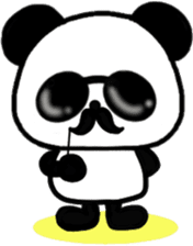 "SUNGLASSES PANDA" sticker #4476141