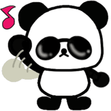 "SUNGLASSES PANDA" sticker #4476146