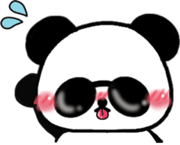 "SUNGLASSES PANDA" sticker #4476148