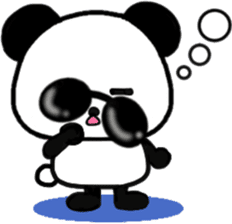 "SUNGLASSES PANDA" sticker #4476150
