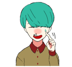 daily life of Yamada sticker #4476205