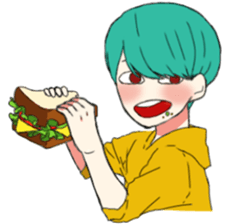 daily life of Yamada sticker #4476223