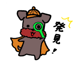 Yorkie Marron that floppy ears 3 sticker #4476370