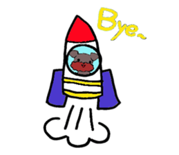 Yorkie Marron that floppy ears 3 sticker #4476375