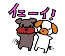 Yorkie Marron that floppy ears 3 sticker #4476387