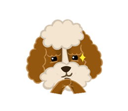Poodle Maru sticker #4476435