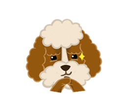 Poodle Maru sticker #4476435