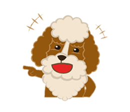 Poodle Maru sticker #4476441