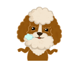 Poodle Maru sticker #4476442