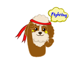 Poodle Maru sticker #4476443