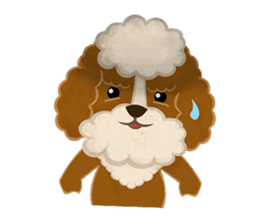 Poodle Maru sticker #4476445