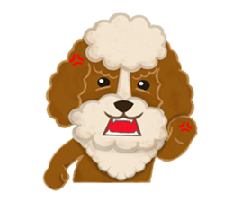 Poodle Maru sticker #4476446