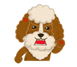 Poodle Maru sticker #4476446