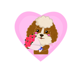 Poodle Maru sticker #4476447