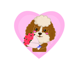 Poodle Maru sticker #4476447