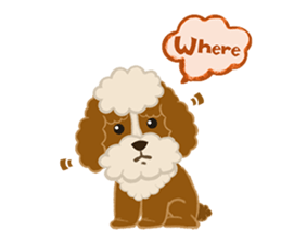 Poodle Maru sticker #4476448