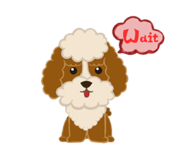 Poodle Maru sticker #4476449
