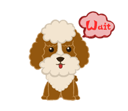 Poodle Maru sticker #4476449