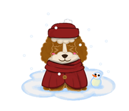 Poodle Maru sticker #4476451