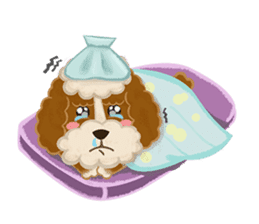 Poodle Maru sticker #4476458