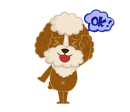 Poodle Maru sticker #4476466
