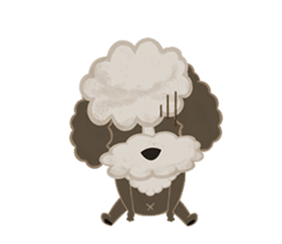 Poodle Maru sticker #4476468