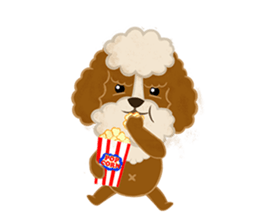 Poodle Maru sticker #4476470