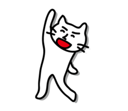 white cat sticker by keimaru sticker #4476636