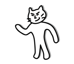 white cat sticker by keimaru sticker #4476639