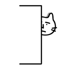 white cat sticker by keimaru sticker #4476670