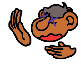 SARU+hand:G sticker #4476754