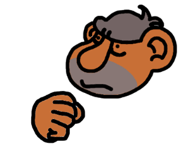 SARU+hand:G sticker #4476759