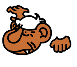 SARU+hand:G sticker #4476763