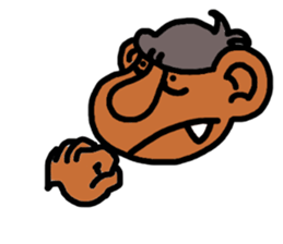 SARU+hand:G sticker #4476770