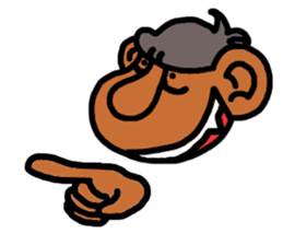 SARU+hand:G sticker #4476773