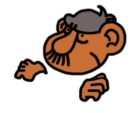 SARU+hand:G sticker #4476776