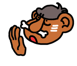 SARU+hand:G sticker #4476790