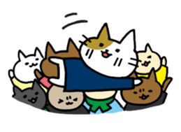 The cat which likes concerts! sticker #4477286