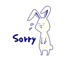 colorful rabbit stickers sticker #4477473