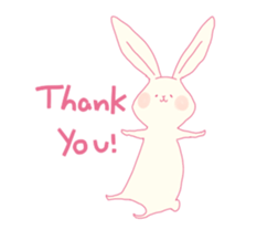 colorful rabbit stickers sticker #4477474