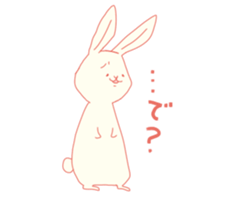 colorful rabbit stickers sticker #4477477