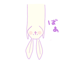 colorful rabbit stickers sticker #4477482