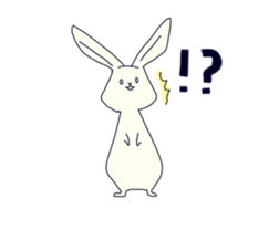 colorful rabbit stickers sticker #4477486