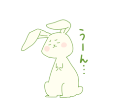 colorful rabbit stickers sticker #4477503