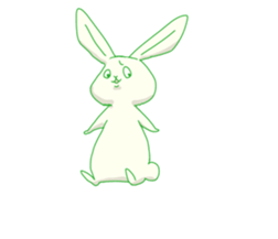 colorful rabbit stickers sticker #4477509