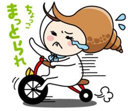 Toyama-ben Sticker "Kitokito Family" 2 sticker #4477644