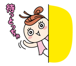 Toyama-ben Sticker "Kitokito Family" 2 sticker #4477645