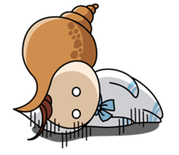 Toyama-ben Sticker "Kitokito Family" 2 sticker #4477651