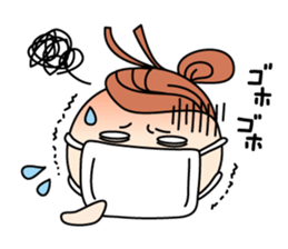 Toyama-ben Sticker "Kitokito Family" 2 sticker #4477652